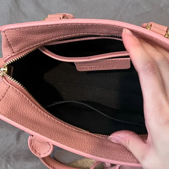 Alexander McQueen Mini Padlock Satchel Pink - Picture 9 of 12